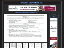 Tablet Screenshot of creawizard.com